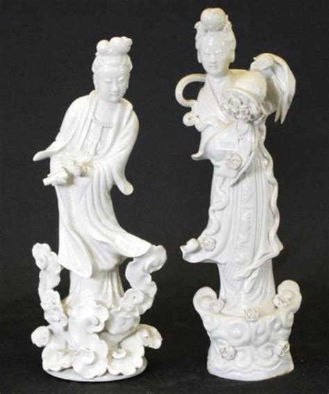 antique asian figurines|white porcelain figurines asian collectibles.